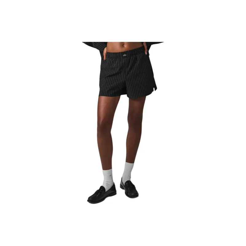 Alo Yoga Daylight Casual Shorts Women's Black/Titanium Gold-0
