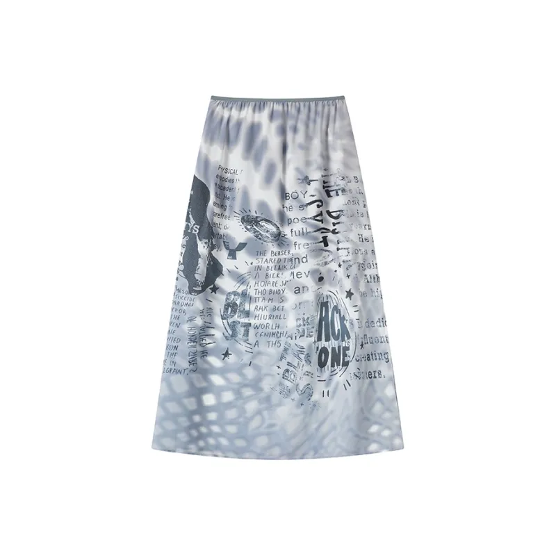 WULISHAONIAN Casual Long Skirts Unisex-1