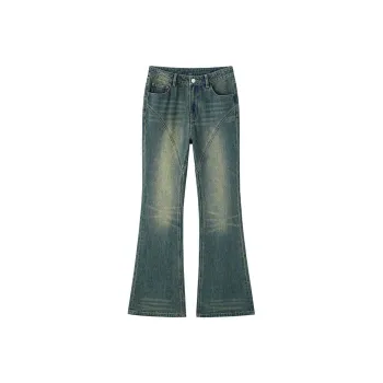ZHOUMIAO Jeans Women's Millennial Blue