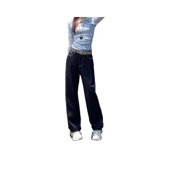 Wen Shan Jeans Women's Single Denim Blue