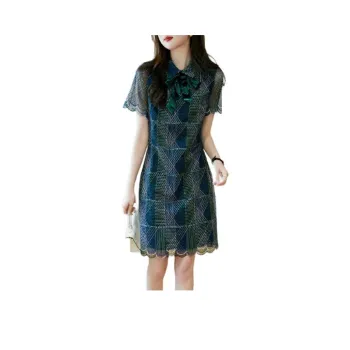 Dme Short Sleeved Dresses Women's Seaweed Green