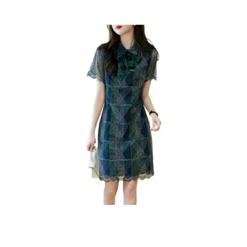 Dme Short Sleeved Dresses Women's Seaweed Green