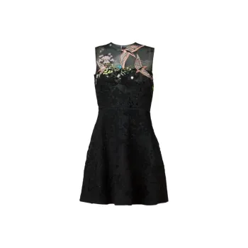 Valentino Sleeveless Dress Women's Black