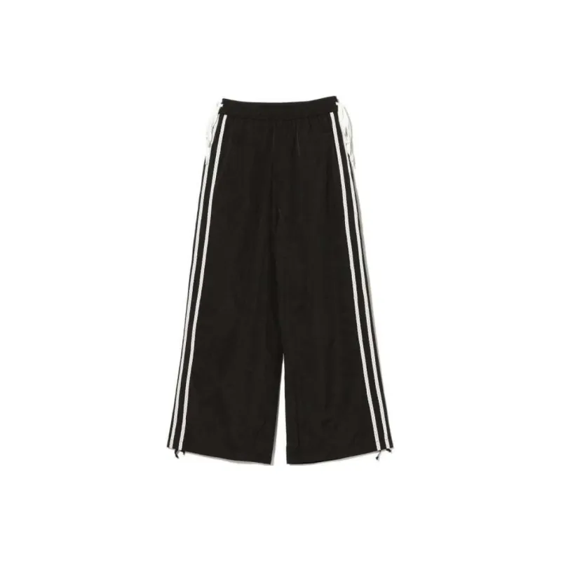 Beams Knitted Sports Pants Women's Black-0