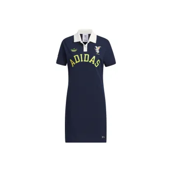 Adidas Originals Short Sleeved Dresses Women's Navy