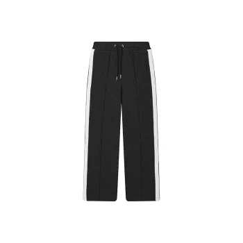 FILA MILANO Italian Luxury Sports Collection Knitted Sweatpants Women's Jet Black