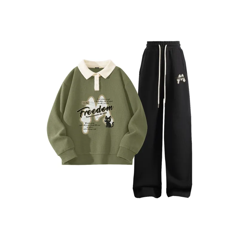 MINISO Sweatshirt Sets Women's-2