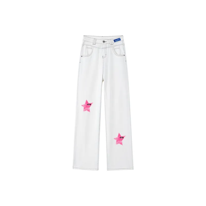 HELEH Jeans Women's Starry White-0