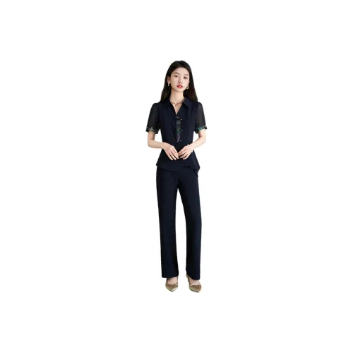 Mylan Casual Suit Women's Navy Blue