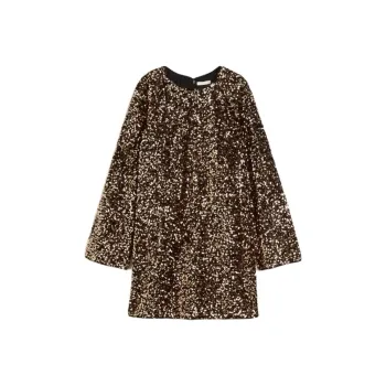 H&M Long Sleeved Dress Women's Bronze