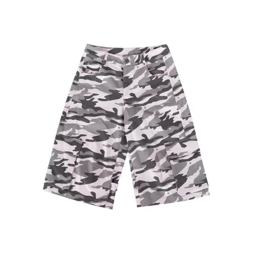 Innomoood Cargo Pants Women's Gray Pink