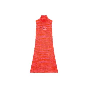 DIESEL M Leros Logo plaque Towelling Dress