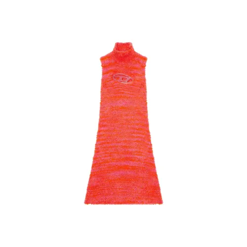 DIESEL M Leros Logo plaque Towelling Dress