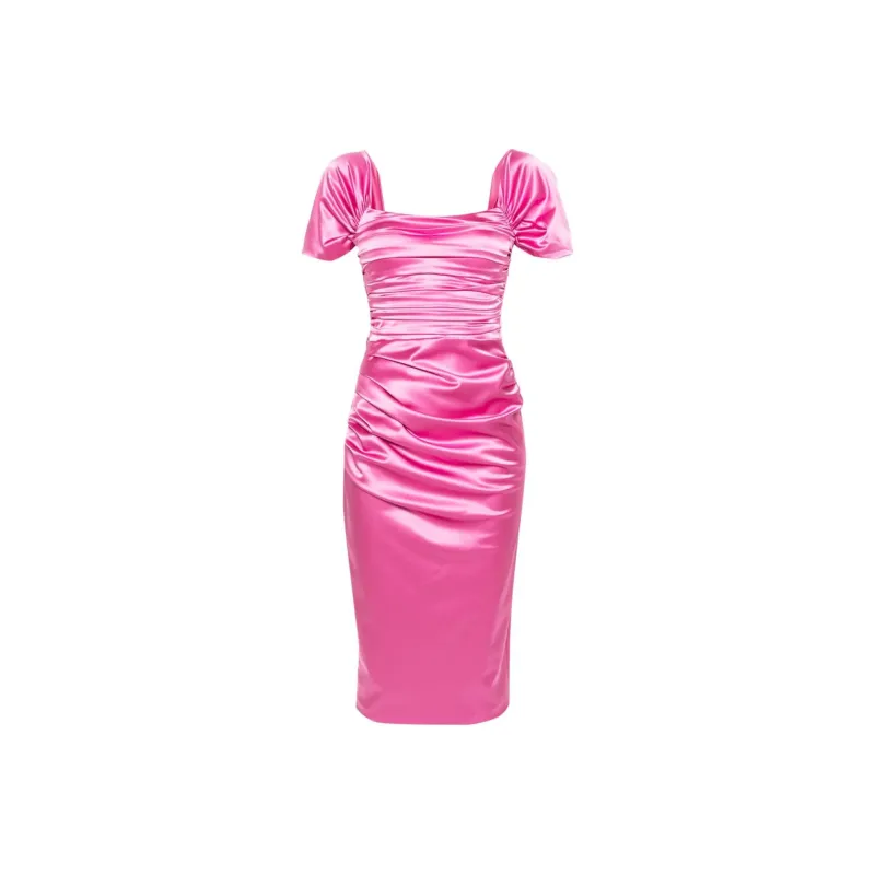 CHIARA BONI La Petite Robe SS24 Short-Sleeved Dresses Women's Bubble Gum Pink-0