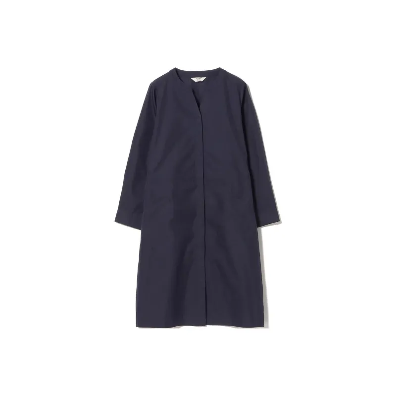 Beams Long-Sleeved Dresses Women's Marine Blue-0