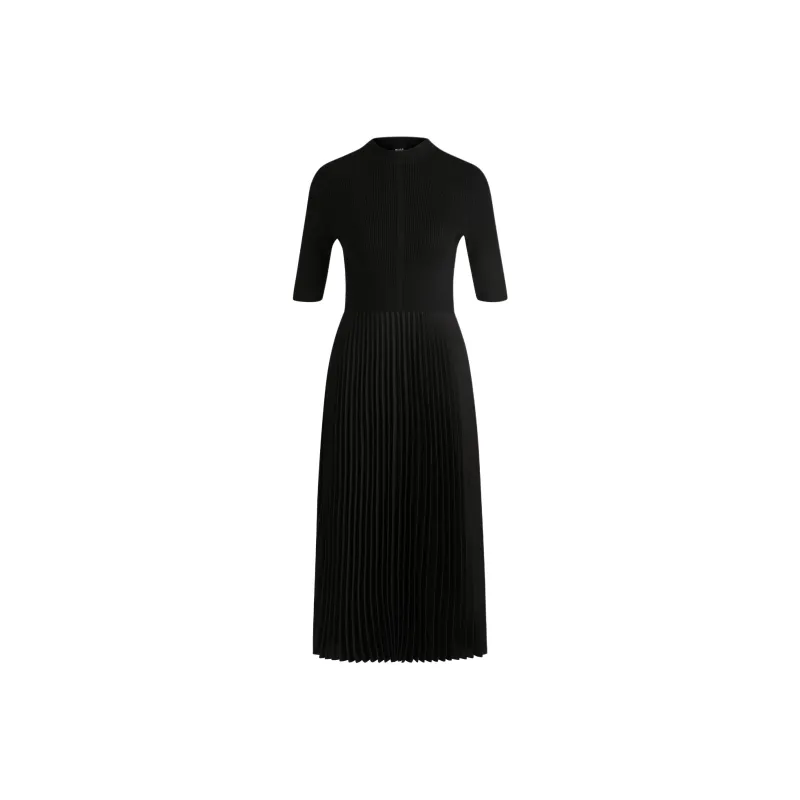 HUGO BOSS Short Sleeved Dress Women's Black-0