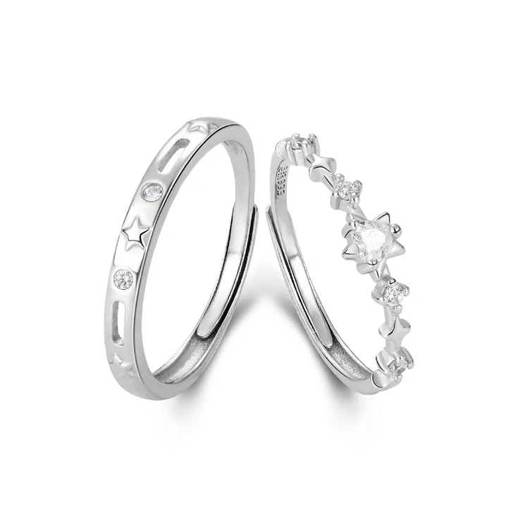 GLOIRE S999 Fine Silver Rings Unisex-0