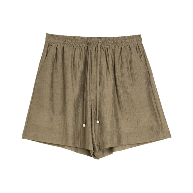 ELLE Casual Shorts Women's Coffee-0