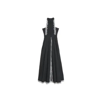 Giambattista Vall Lace-trim Cotton Gown
