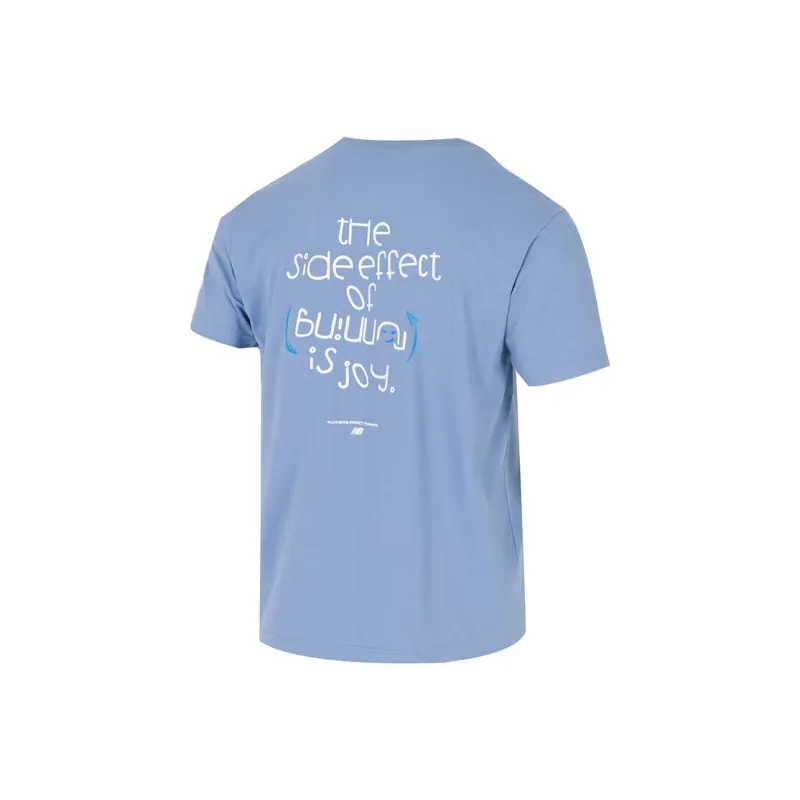 New Balance T Shirts Men Blue-1