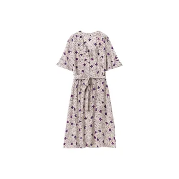 SNOWFORTE Short Sleeved Dresses Women's