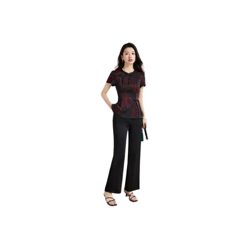 Mylan Casual Suits Women's Red