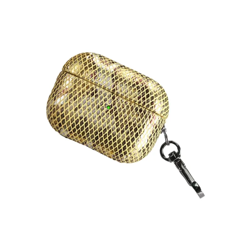 Baohuguang Compatibility Apple AirPods 1/2/3/4/Pro/Pro 2 PC Fashion Minimalist Style Snakeskin Print Headphone Cases-13