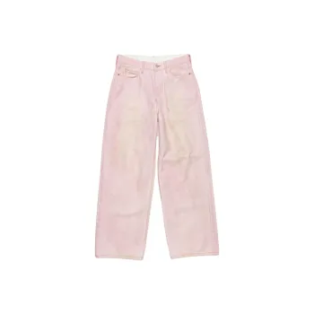 Acne Studios FW24 Jeans 1981F Women's Light Pink Beige