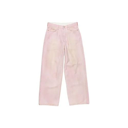 Acne Studios FW24 Jeans 1981F Women's Light Pink