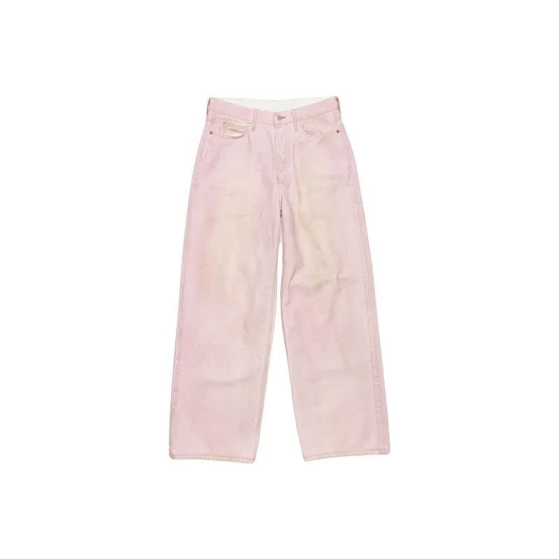Acne Studios FW24 Jeans 1981F Women's Light Pink-0