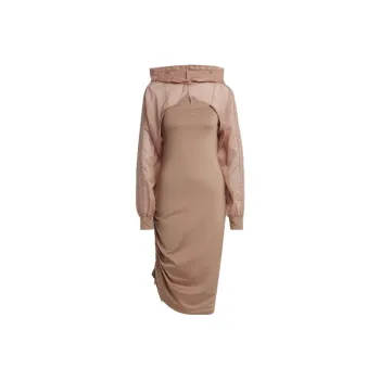 Adidas Originals Long-Sleeved Dresses Women's Light Orange