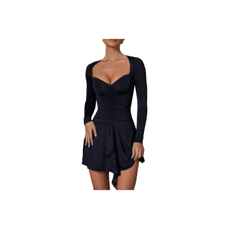 OH POLLY LILI Long-Sleeved Dresses Women's Black-0
