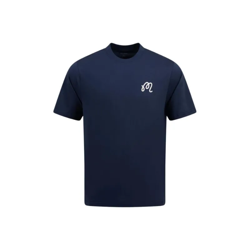 Malbon Golf T Shirt Men's Marine Blue-0