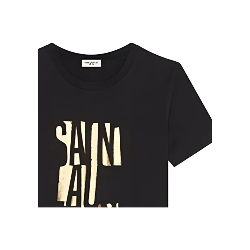 SAINT LAURENT T Shirt Men's Black-5
