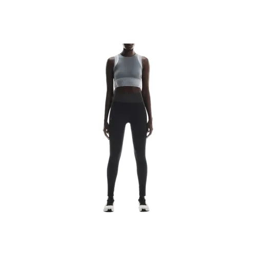 On Studio Knit Tights Knitted Sweatpants Women's Black/Eclipse Black