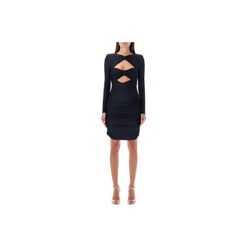 Mugler Cut out One shoulder Bodysuit