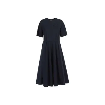 Moncler Abito Maxi Dress 'Black'