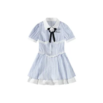 FLIM Short Sleeved Dress Women's Blue
