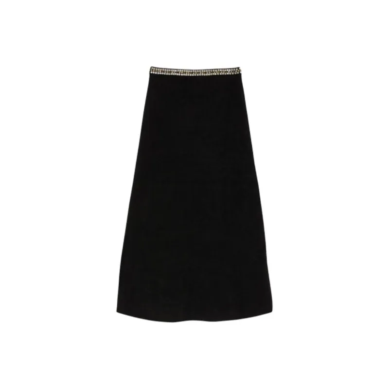 Sandro Crystal embellished Midi Skirt-0