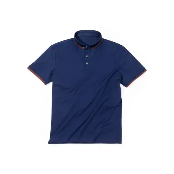 Mr.Bu Polo Shirts Men Deep Sea Blue