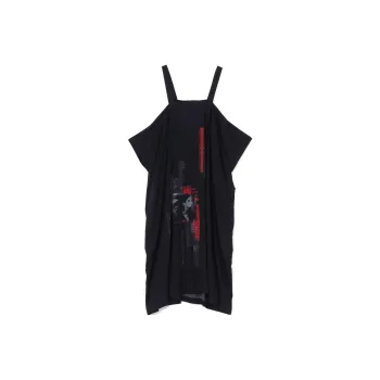 Yohji Yamamoto x MAX VADUKUL Y's SS24 Slip Dresses Women's Black