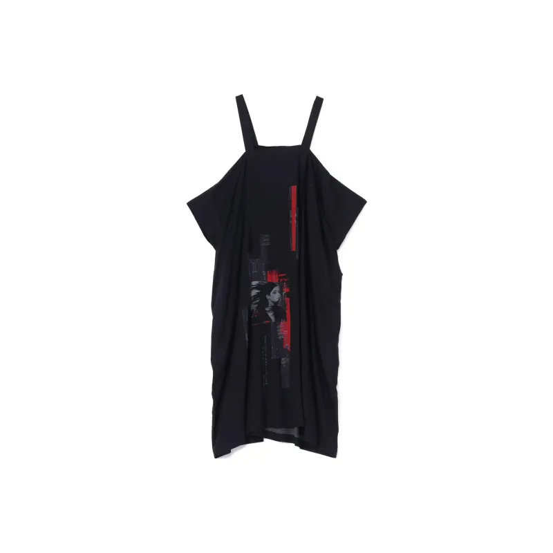Yohji Yamamoto x MAX VADUKUL Y's SS24 Slip Dresses Women's Black-0