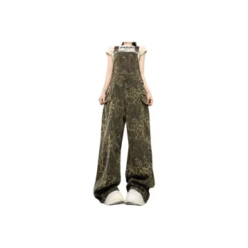 Concubine Zhu Overalls Women's Leopard Print