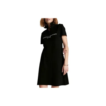 Tommy Hilfiger Short Sleeved Dress Women's Black