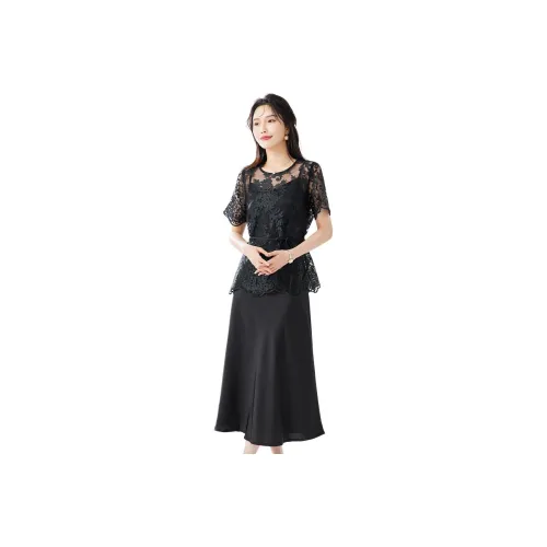 TERRE BLEUE Casual Suit Women's Black