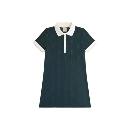 KITH Women's Taylen Pique Logo Knit Dress Stadium