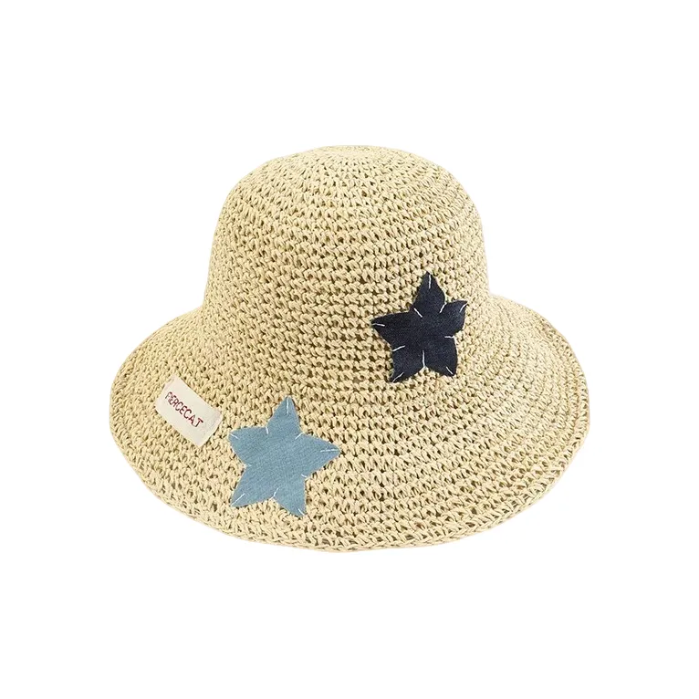 MITHAOL KUSC Straw Woven Bucket Hats Women's-2