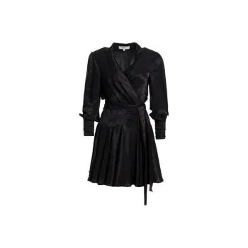 BESIONIA SS22 Long Sleeved Dresses Women's Black