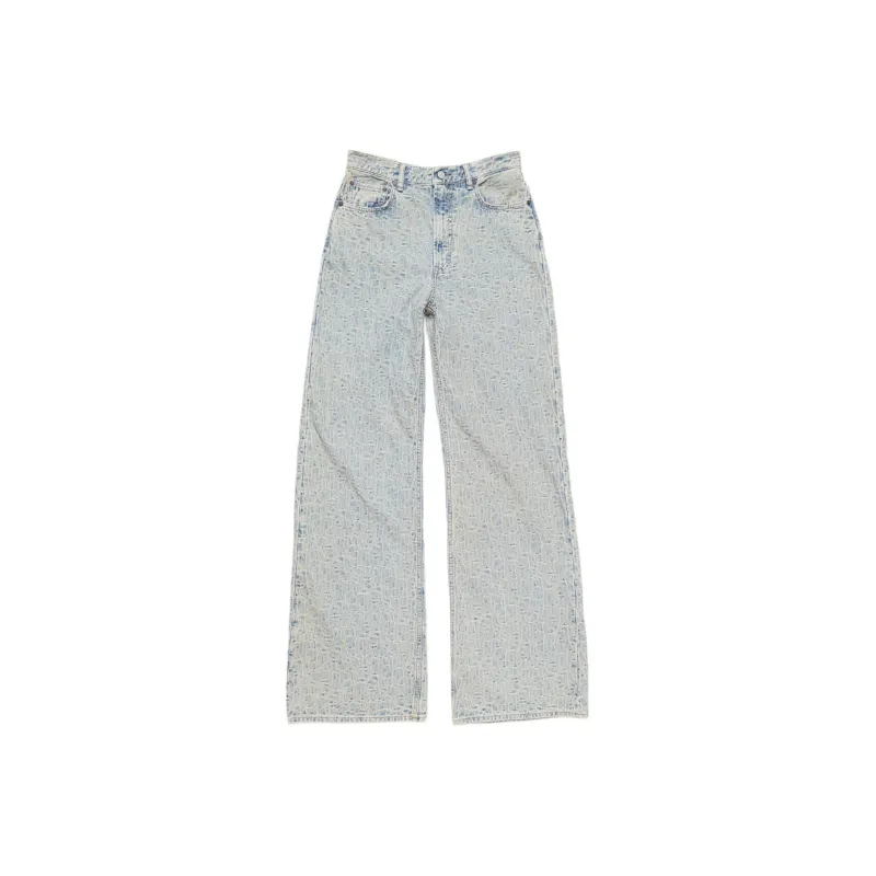 Acne Studios Logo Patch Denim Jeans-0