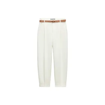 ZARA Casual Pants Women's Frosted White